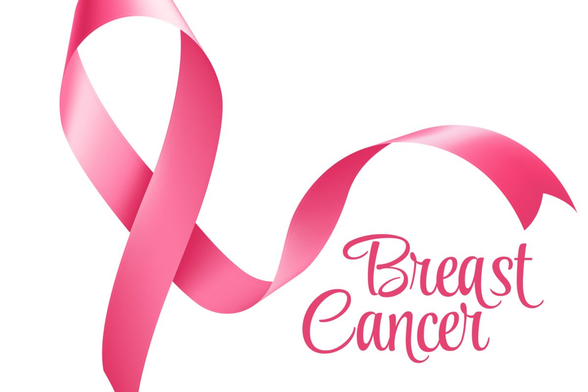 Breast Cancer Awareness Ribbon Background. Vector illustration EPS 10
